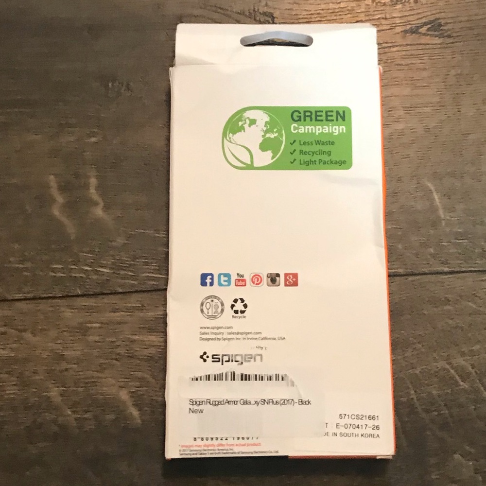 Spigen Rugged Armor Galaxy S8+ Case NIB - Picture 3 of 6